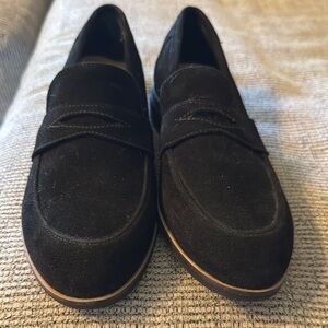 Clarks Black Flats Comfortable Loafers